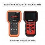 Battery Replacement for LAUNCH CRT511 CRT511E TPMS Tool